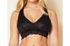 Cosabella Cossabella Never Say Never Curvie Racie 2-pack Racerback Bralettes In Black