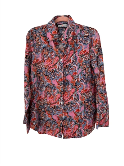 Ck Bradley Women's Tenley Shirt In Dragon Pink In Multi