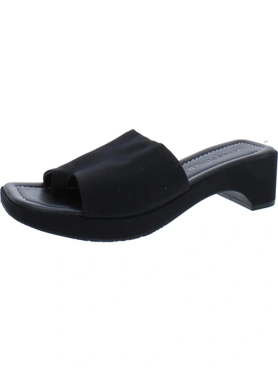 Donald J Pliner Rainey Womens Slip On Comfort Slide Sandals In Black
