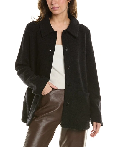 Eileen Fisher Classic Collar Jacket In Black