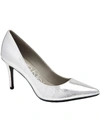 CALVIN KLEIN GAYLE WOMENS FAUX LEATHER POINTED TOE PUMPS
