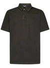 James Perse Luxe Lotus Cotton-jersey Polo Shirt In Verde