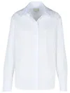 797 Loulou Studio 'alim' White Cotton Shirt In White