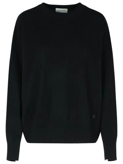 797 LOULOU STUDIO 'ANAA' BLACK CASHMERE SWEATER