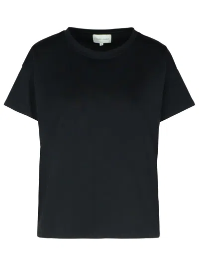797 LOULOU STUDIO 'BASILUZZO' BLACK COTTON T-SHIRT