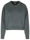 797 Loulou Studio 'boxy Miro' Grey Cashmere Sweater In Grey