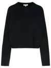797 Loulou Studio 'bruzzi' Black Cashmere Sweater In Black