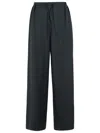 797 Loulou Studio 'cove' Black Virgin Wool Pants In Black