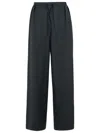 797 Loulou Studio 'cove' Black Virgin Wool Pants In Black