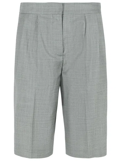 797 Loulou Studio 'saon' Grey Virgin Wool Shorts