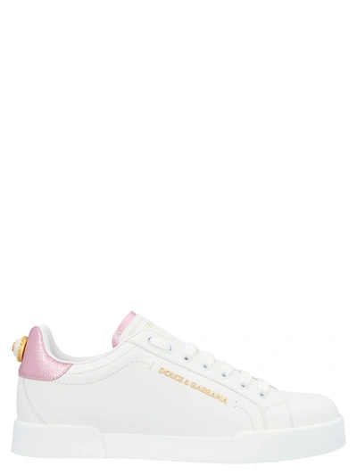 Dolce & Gabbana 'portofino' Sneakers In Pink