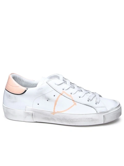 Philippe Model Prsx Vintage Low Sneakers In White