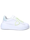 PHILIPPE MODEL WHITE LEATHER SNEAKERS