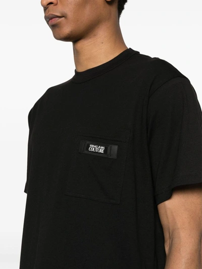 Versace Jeans Couture T-shirts And Polos In Black