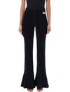 ALESSANDRA RICH ALESSANDRA RICH WOOL BLEND KNITTED TROUSERS
