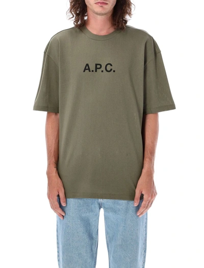 A.p.c. Moran T-shirt In Kaki
