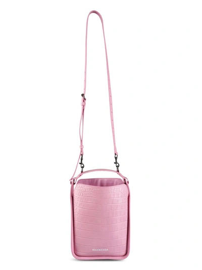 Balenciaga Bucket  With Shoulder Strap Bags In Pink & Purple