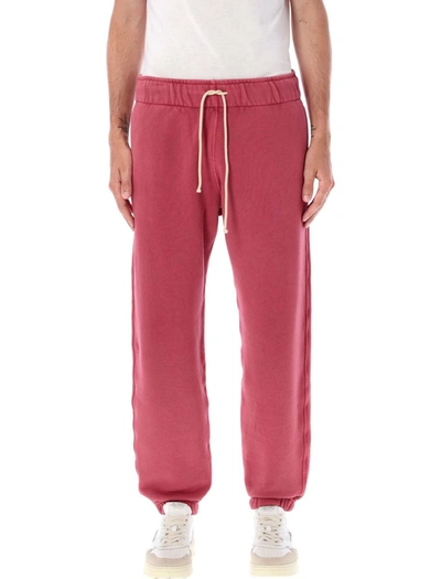 Autry Jogging Patch Logo Pant In Brick Red