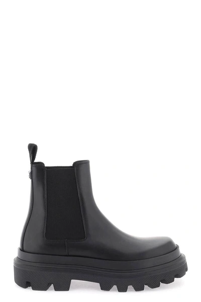 Dolce & Gabbana Chelsea Boots In Black