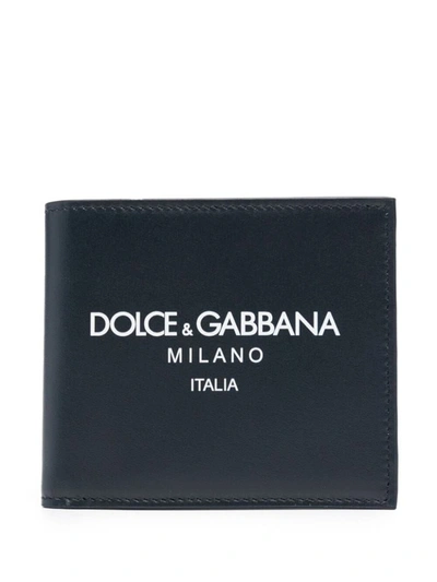 Dolce & Gabbana Wallet Logo Accessories In Blue
