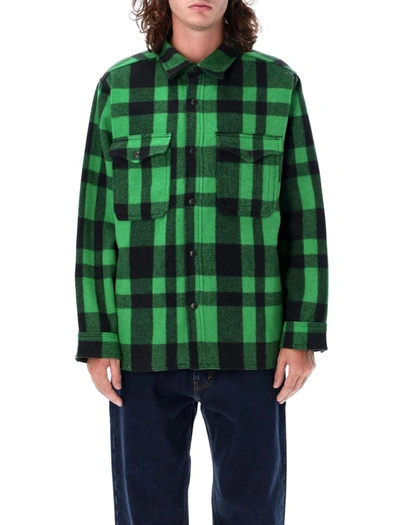 Filson Mackinaw Wool Shirt Jacket In Green