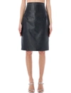 GIVENCHY GIVENCHY LEATHER SKIRT
