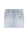 Erl X Levi's® Denim Miniskirt In Blue