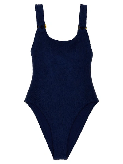 Hunza G Domino One Piece In Blue