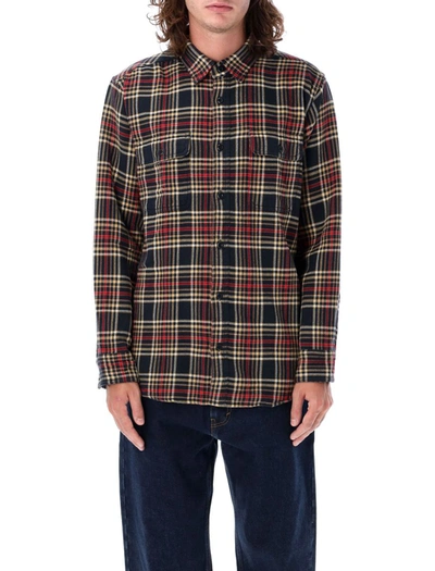 Filson Vintage Flannel Plaid-check Shirt In Red