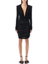 Gauge81 Utena V-neck Minidress In Black