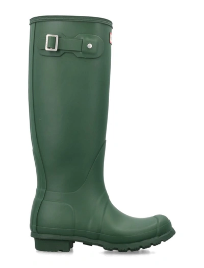 Hunter Original Tall Boots In  Green