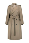 MAISON MARGIELA MAISON MARGIELA DOUBLE-BREASTED TRENCH COAT CLOTHING