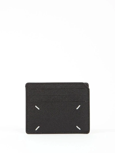 Maison Margiela Slim Gap Card Holder Accessories In Black