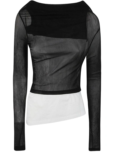 Mm6 Maison Margiela Top Clothing In Black