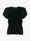 SIMONE ROCHA SMOCKING PEPLUM T-SHIRT,12227885