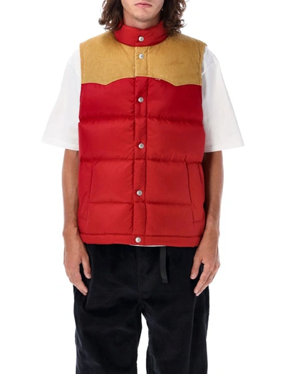 Levi's Puffer Vest In Red