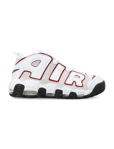 Nike Air More Uptempo '96 In White/team Red