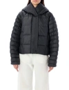 Nike Women's  Sportswear Swoosh Puffer Primaloft® Therma-fit Oversized Hooded Jacket In Black