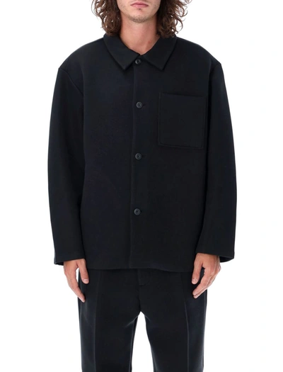 Nike Men's  Sportswear Tech Fleece Reimagined Oversized Shacket In Black /(black)