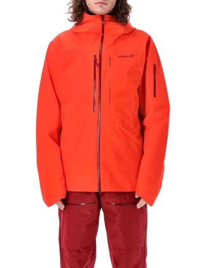 Norrøna Lofoten Gore-tex Insulated Jacket In Orange