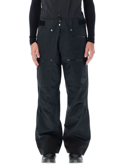 Norrøna Lofoten Gore-tex Insulated Ski Pant In Black