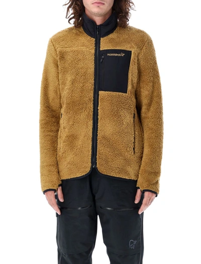 Norrøna Warm3 Fleece Jacket In Beige