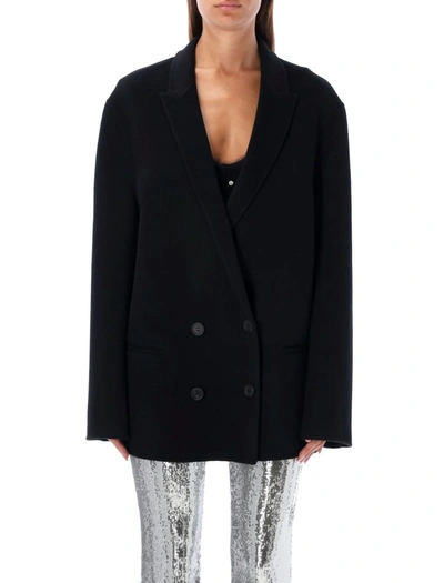 Philosophy Di Lorenzo Serafini Oversized Double Wool Jacket In Black