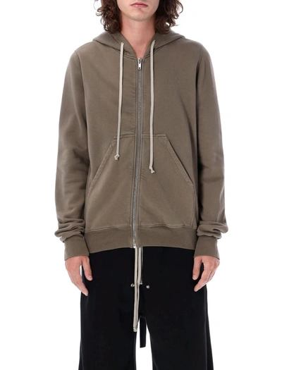 Rick Owens Drkshdw Zip Up Hoodie In 34 Dust