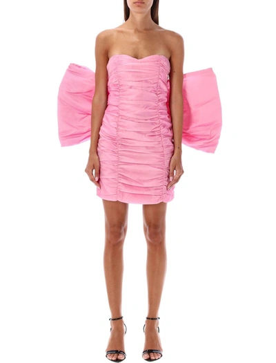 rotate pink bow dress Natalie Bow Dress by ROTATE