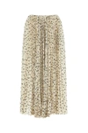 Saint Laurent Printed Georgette Mini Skirt In Printed