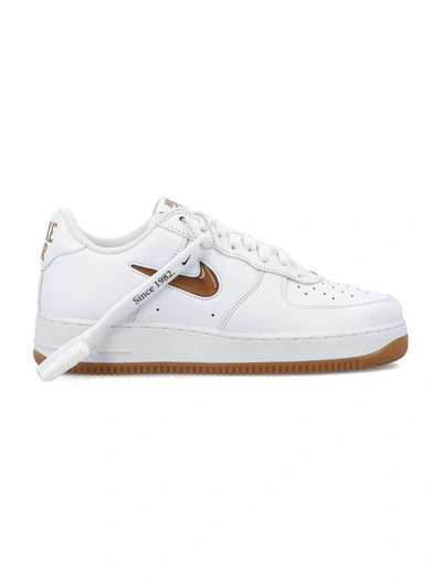 Nike Air Force 1 Low Retro In White Gum Med Brown
