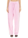 Alexander Wang T T By Alexander Wang Articulated Velour Track Pants In Pink