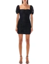 Rotate Birger Christensen Rotate Birgerchristensen Black Lace Mini Dress In Black