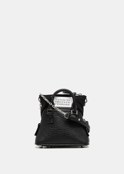 Maison Margiela Black Classique Baby Leather Mini Bag